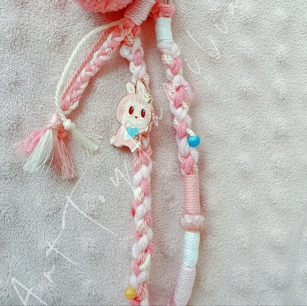 POP LAND EXCLUSIVE. THE MONSTERS LABUBU FALL INTO SWEATERS SERIES LANYARD Mokoko